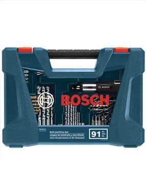 BOSCH MS4091C 91-piece Drilling & Driving Mixed Set with Included Case